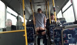 Crazy B Side blondie Lindsey Olsen gets banged in the bus