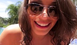 big-boobed teen goddess Lily Love sucks a hard prick