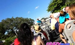 Crazy hot college slut Lola Foxx s sucking in public place