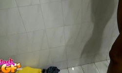 Playful fit girl Nala drilled by her lovely trainer