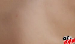 Candi Lane gets rid of her black dress falls on the bed