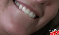 Big-bottomed Ellie May rides a massive dong in cowgirl pose