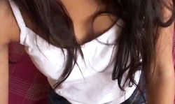 Experienced Asian gf gives a very deep blowjob