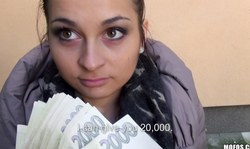 Seducing a hot Ashley Woods for a nice sum of cash