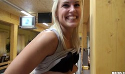 Public Pick UPs babe Blanche Bradburry shows off her awesome bottom