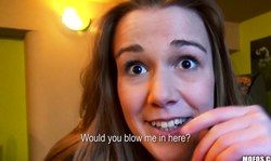 Amazing brunette Alexis Crystal performs a sensual head